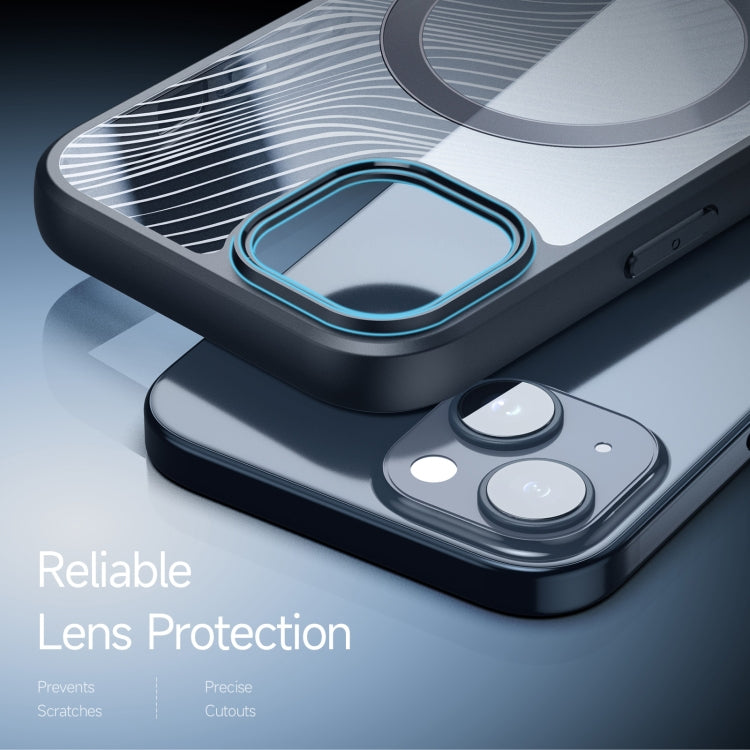 For iPhone 15 DUX DUCIS Aimo Mag Series TPU + PC MagSafe Frosted Feel Phone Case(Black) - HoMEdemic™ 