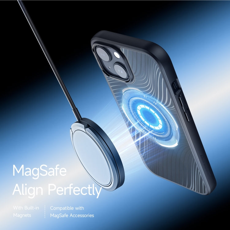 For iPhone 15 DUX DUCIS Aimo Mag Series TPU + PC MagSafe Frosted Feel Phone Case(Black) - HoMEdemic™ 