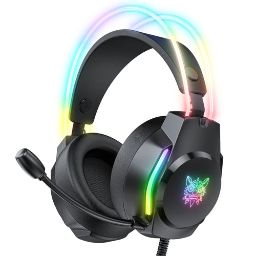 X26 USB+3.5mm RGB Wired Gaming Headset(Black) - HoMEdemic™ 