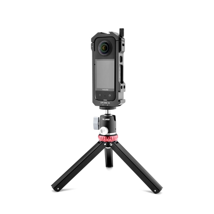 For Insta360 X3 YELANGU LW-ONE X3 Metal Cage Extended Frame Case With T1 Tripod - HoMEdemic™ 