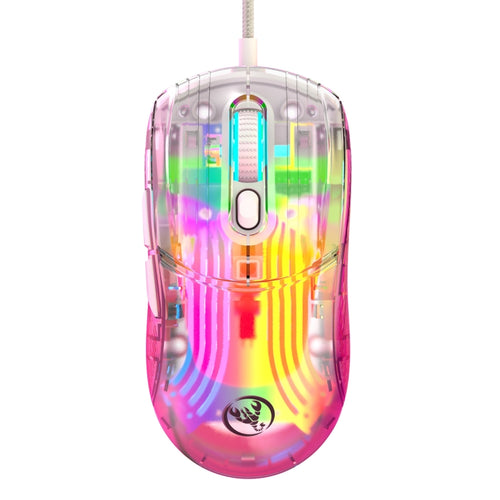 X400 7 Keys Transparent RGB Wired Gaming Mouse - HoMEdemic™ 