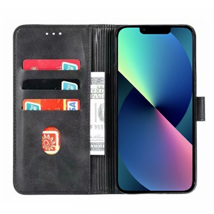 For iPhone 14 GUSSIM Horizontal Flip Leather Phone Case(Black) - HoMEdemic™ 
