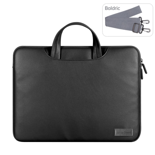 Waterproof PU Laptop Bag Inner Bag, Size:13 / 14 inch(Black) - HoMEdemic™ 