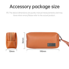Waterproof PU Laptop Bag Inner Bag with Power Pack, Size:15 inch(Brown) - HoMEdemic™ 