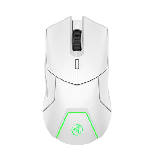 HXSJ T40 7 Keys 4000DPI Three-mode Colorful Backlight Wireless Gaming Mouse Rechargeable(White) - HoMEdemic™ 