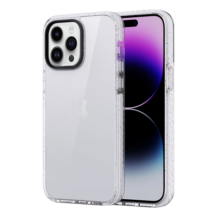 For iPhone 14 Pro Rock Crystal Armor PC Shockproof TPU Phone Case(Transparent) - HoMEdemic™ 