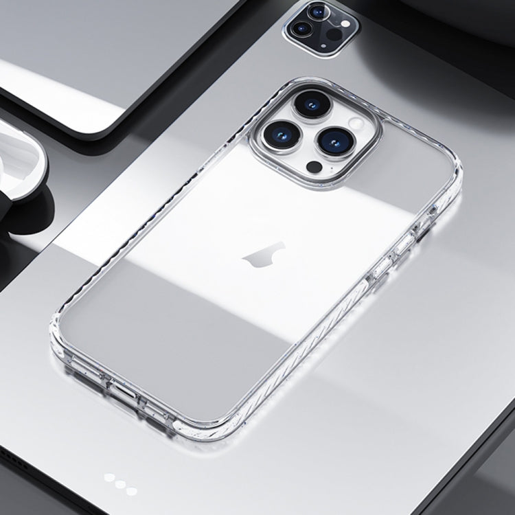 For iPhone 14 Pro Rock Crystal Armor PC Shockproof TPU Phone Case(Transparent) - HoMEdemic™ 