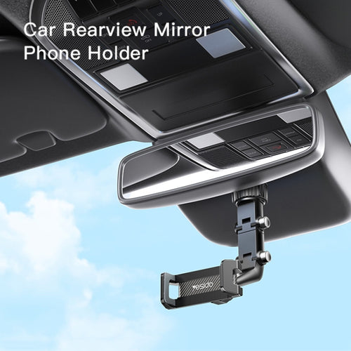 Yesido C192 Car Rearview Mirror Using Phone Holder(Black) - HoMEdemic™ 