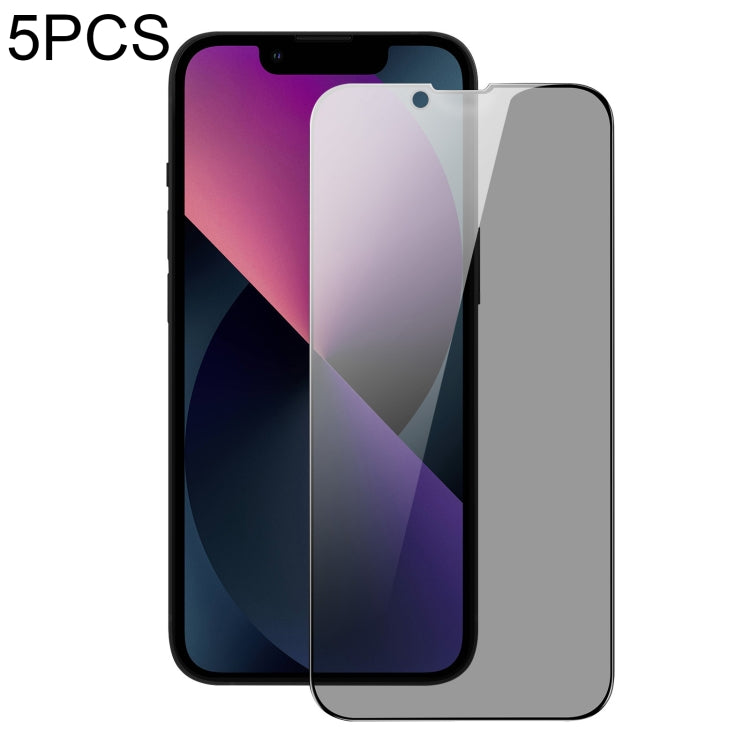 For iPhone 13 mini 5pcs DUX DUCIS 0.33mm 9H High Aluminum Anti-spy HD Tempered Glass Film - HoMEdemic™ 