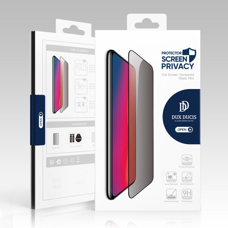 For iPhone 13 mini 5pcs DUX DUCIS 0.33mm 9H High Aluminum Anti-spy HD Tempered Glass Film - HoMEdemic™ 