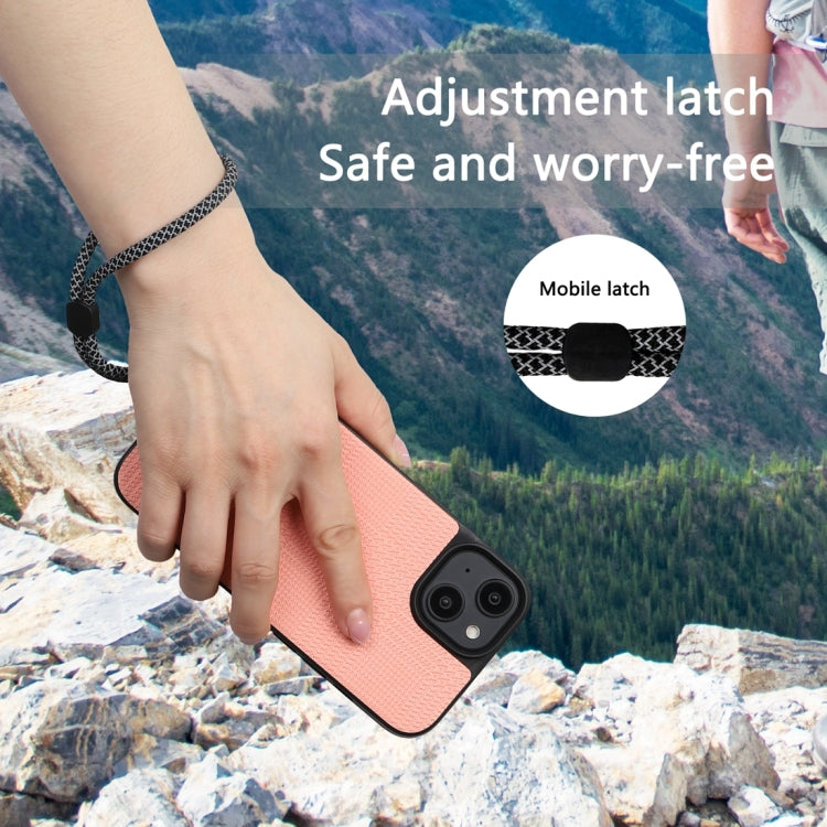 For iPhone 14 Plus ViLi TH Series Shockproof Phone Case with Lanyard(Pink) - HoMEdemic™ 