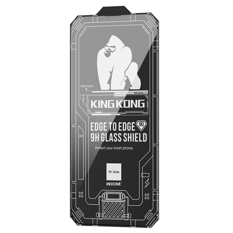 For iPhone 13 WK WTP-066 King Kong Vacha 9D Curved HD Tempered Glass Film(Black) - HoMEdemic™ 