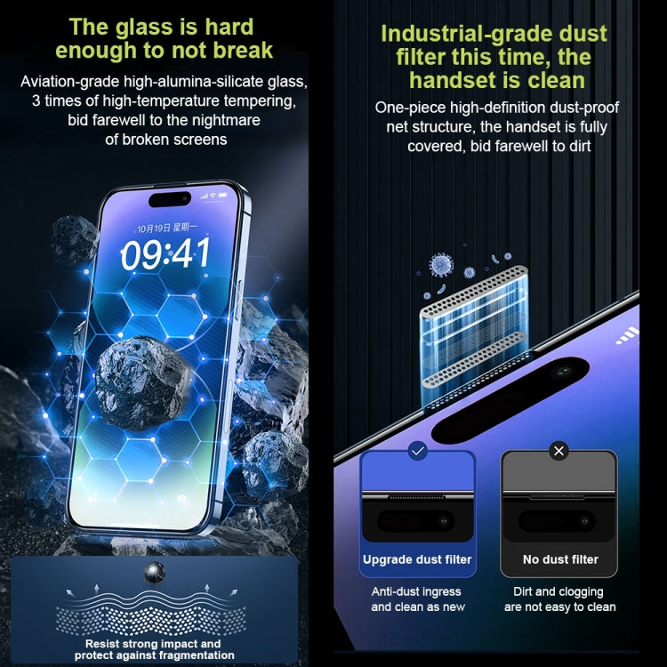 For iPhone 13 WK WTP-066 King Kong Vacha 9D Curved HD Tempered Glass Film(Black) - HoMEdemic™ 