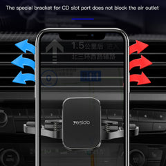 Yesido C92 Car CD Port Magsafe Magnetic Phone Holder(Black) - HoMEdemic™ 