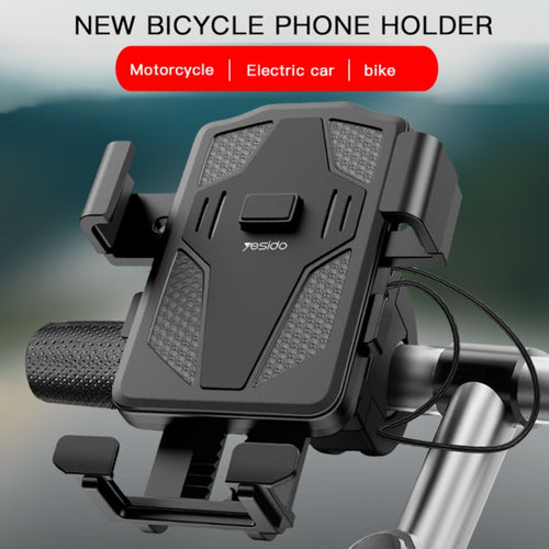 Yesido C94 Bicycle / Motorcycle Elastic Clip Phone Navigation Bracket(Black) - HoMEdemic™ 