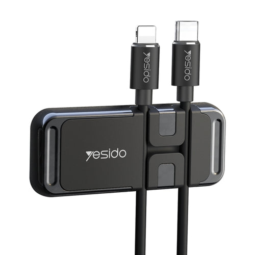 Yesido C113 Zinc Alloy Car Magsafe Magnetic Phone Holder with Cable Clip Function(Black) - HoMEdemic™ 