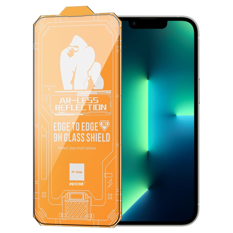 For iPhone 13 Pro Max WK WTP-070 King Kong Vacha 9D Curved AR Frosted Tempered Glass Film(Black) - HoMEdemic™ 
