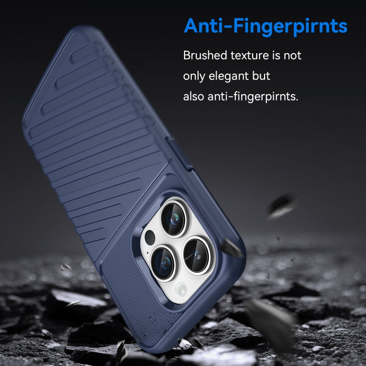 For iPhone 15 Pro Thunderbolt Shockproof TPU Phone Case(Blue) - HoMEdemic™ 