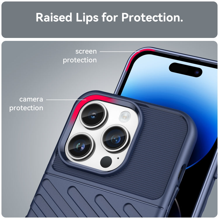 For iPhone 15 Pro Thunderbolt Shockproof TPU Phone Case(Blue) - HoMEdemic™ 