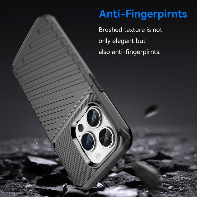 For iPhone 15 Pro Thunderbolt Shockproof TPU Phone Case(Black) - HoMEdemic™ 