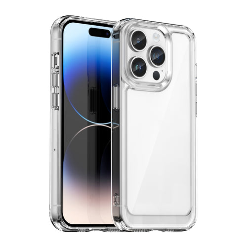 For iPhone 15 Pro Max Colorful Series Acrylic + TPU Phone Case(Transparent) - HoMEdemic™ 