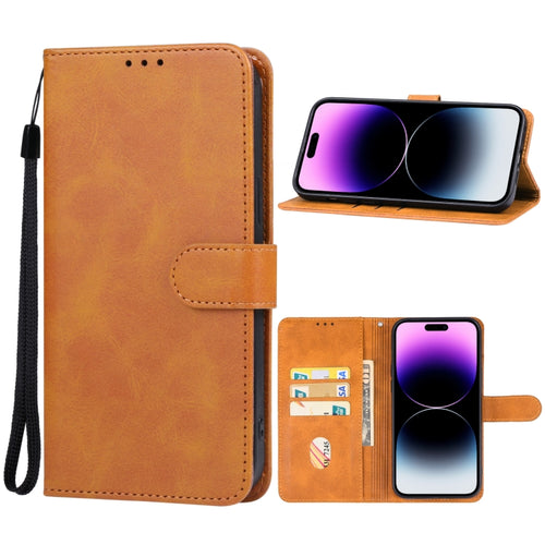 For iPhone 15 Pro Max Leather Phone Case(Brown) - HoMEdemic™ 