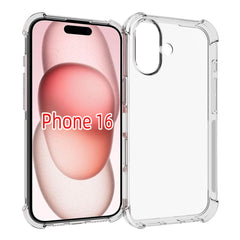 Shockproof Non-slip Thickening TPU Phone Case, For iPhone 16 Pro Max, For iPhone 16 Pro, For iPhone 16 Plus, For iPhone 16, iPhone 16e, For iPhone 15 Pro Max, For iPhone 15 Pro, For iPhone 15 Plus, For iPhone 15 - HoMEdemic™ 