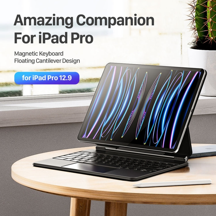 DUX DUCIS MK Series Floating Magnetic Keyboard Tablet Leather Case For iPad Pro 12.9 2022 - HoMEdemic™ 