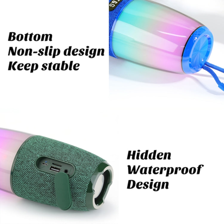 T&G TG644 5W High Power RGB Light Portable Bluetooth Speaker(Blue) - HoMEdemic™ 