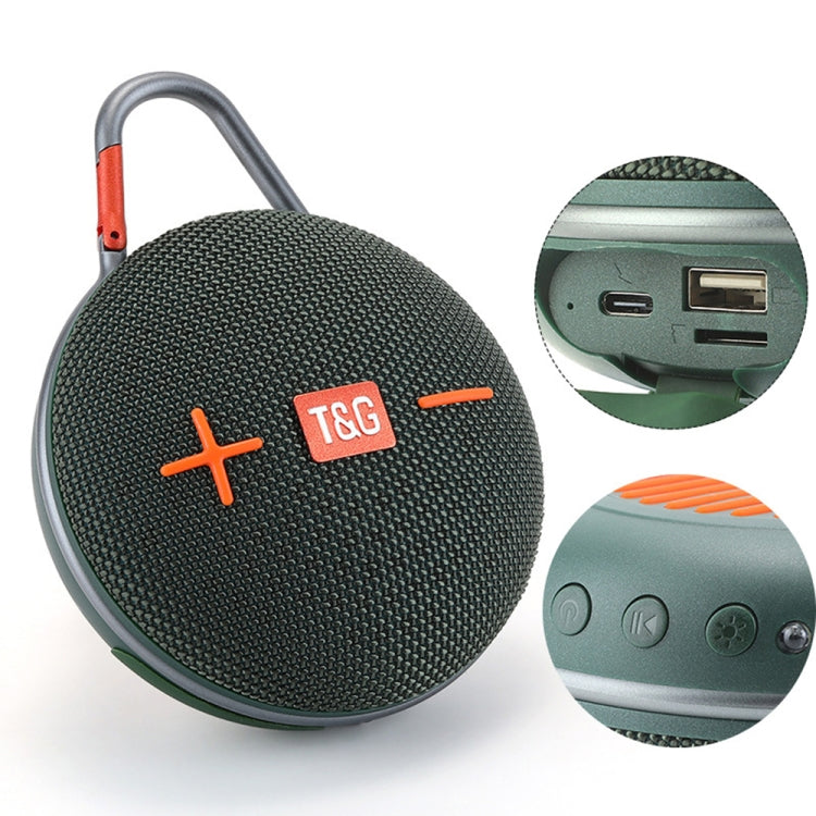 T&G TG648 TWS Outdoor Mini Portable Wireless Bluetooth Speaker with LED Light(Black) - HoMEdemic™ 