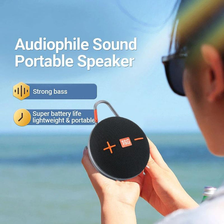 T&G TG648 TWS Outdoor Mini Portable Wireless Bluetooth Speaker with LED Light(Black) - HoMEdemic™ 