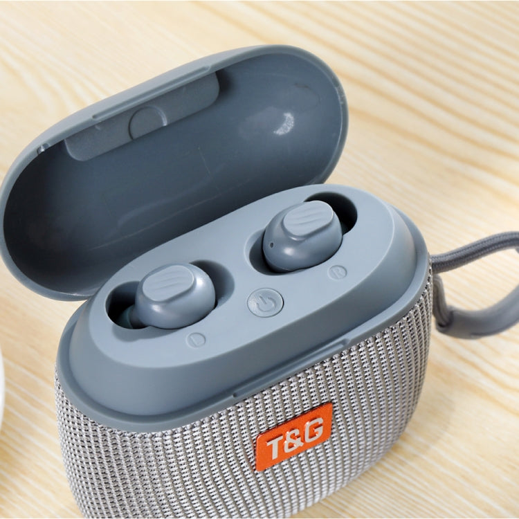 T&G TG809 2 in 1 Portable Outdoor Wireless Speaker & Mini TWS Bluetooth Earbuds(Black) - HoMEdemic™ 