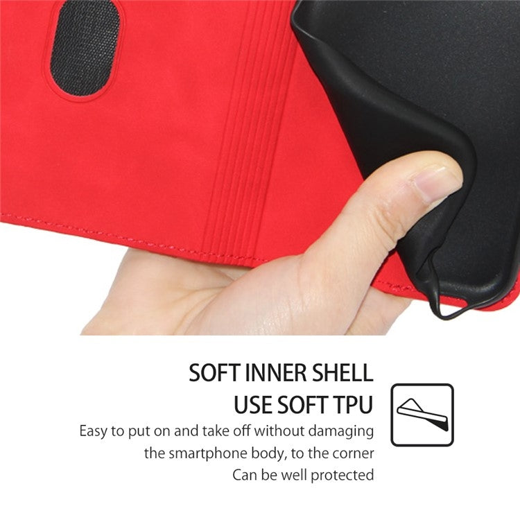 For Samsung Galaxy S24 Ultra 5G Skin Feel Magnetic Leather Phone Case(Red) - HoMEdemic™ 