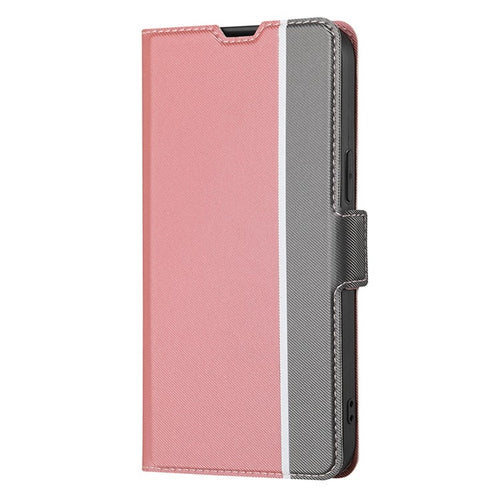 For Samsung Galaxy S24 5G Twill Texture Side Button Leather Phone Case(Pink) - HoMEdemic™ 