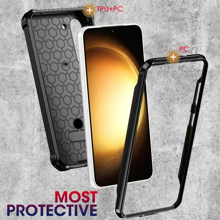 For Samsung Galaxy S24 5G Armor Series Holder Phone Case(Army Green) - HoMEdemic™ 