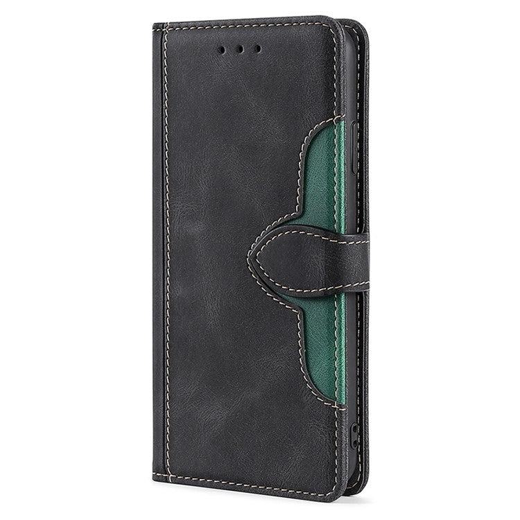 For Samsung Galaxy S24 Ultra 5G Skin Feel Magnetic Buckle Leather Phone Case(Black) - HoMEdemic™ 