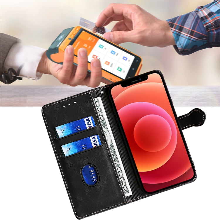 For Samsung Galaxy S24 Ultra 5G Skin Feel Magnetic Buckle Leather Phone Case(Black) - HoMEdemic™ 