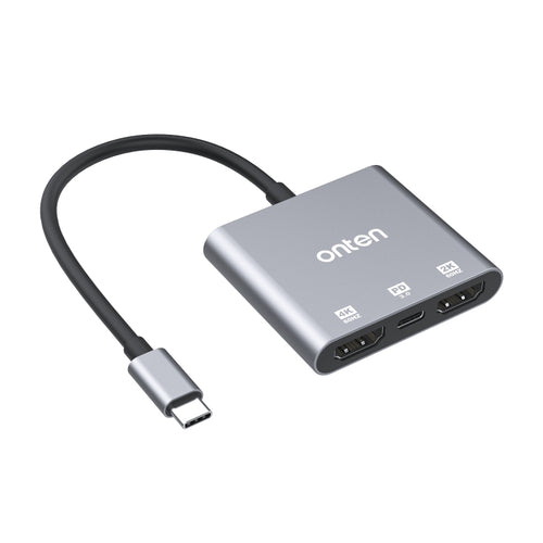 Onten 9175S 3 in 1 USB-C / Type-C to HDMI Adapter(Grey) - HoMEdemic™ 