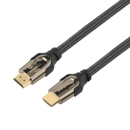 Onten HD180 HDMI 2.1 Version 8K HD Audio Cable, Length:2m(Black) - HoMEdemic™ 