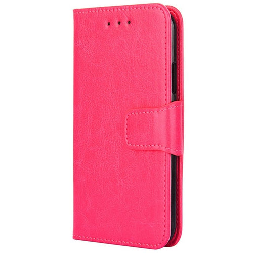 For Samsung Galaxy S24 5G Crystal Texture Leather Phone Case(Rose Red) - HoMEdemic™ 