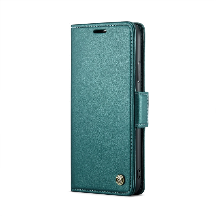 For iPhone 11 Pro Max CaseMe 023 Butterfly Buckle Litchi Texture RFID Anti-theft Leather Phone Case(Pearly Blue) - HoMEdemic™ 