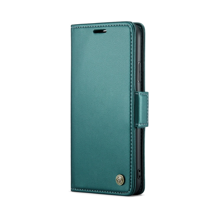 For iPhone XR CaseMe 023 Butterfly Buckle Litchi Texture RFID Anti-theft Leather Phone Case(Pearly Blue) - HoMEdemic™ 