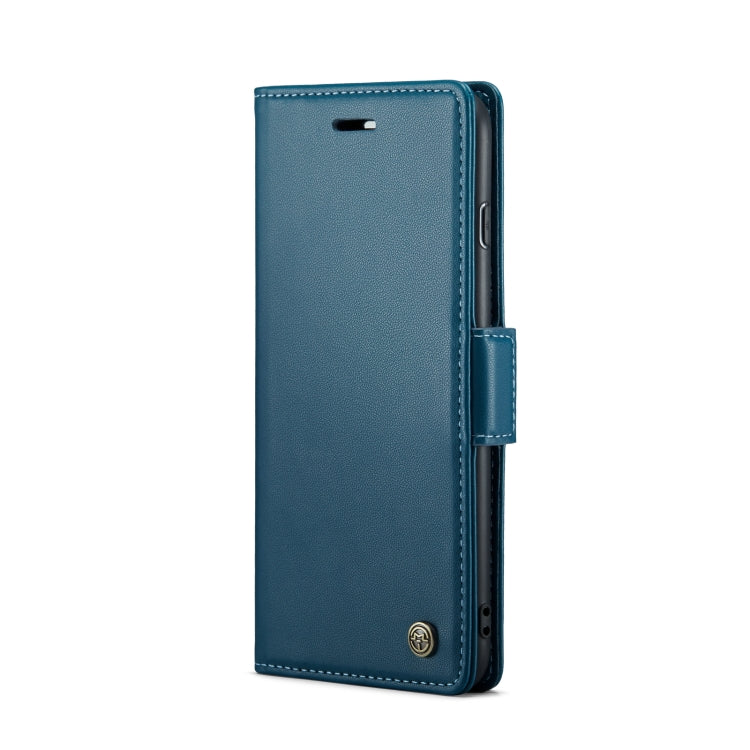 For iPhone 6 Plus/7 Plus/8 Plus CaseMe 023 Butterfly Buckle Litchi Texture RFID Anti-theft Leather Phone Case(Blue) - HoMEdemic™ 