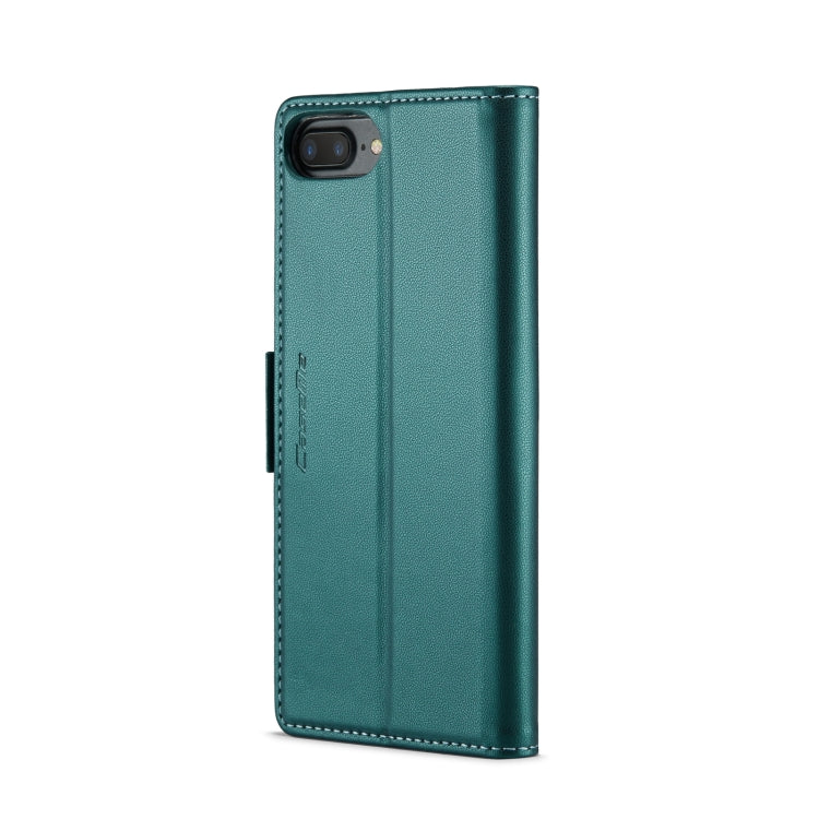For iPhone 6 Plus/7 Plus/8 Plus CaseMe 023 Butterfly Buckle Litchi Texture RFID Anti-theft Leather Phone Case(Pearly Blue) - HoMEdemic™ 