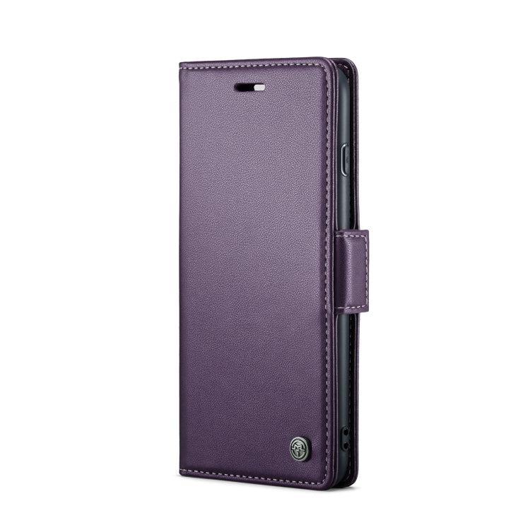 For iPhone 6 Plus/7 Plus/8 Plus CaseMe 023 Butterfly Buckle Litchi Texture RFID Anti-theft Leather Phone Case(Pearly Purple) - HoMEdemic™ 