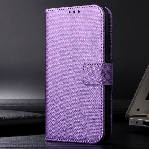 For Samsung Galaxy S24 Ultra 5G Diamond Texture Leather Phone Case(Purple) - HoMEdemic™ 