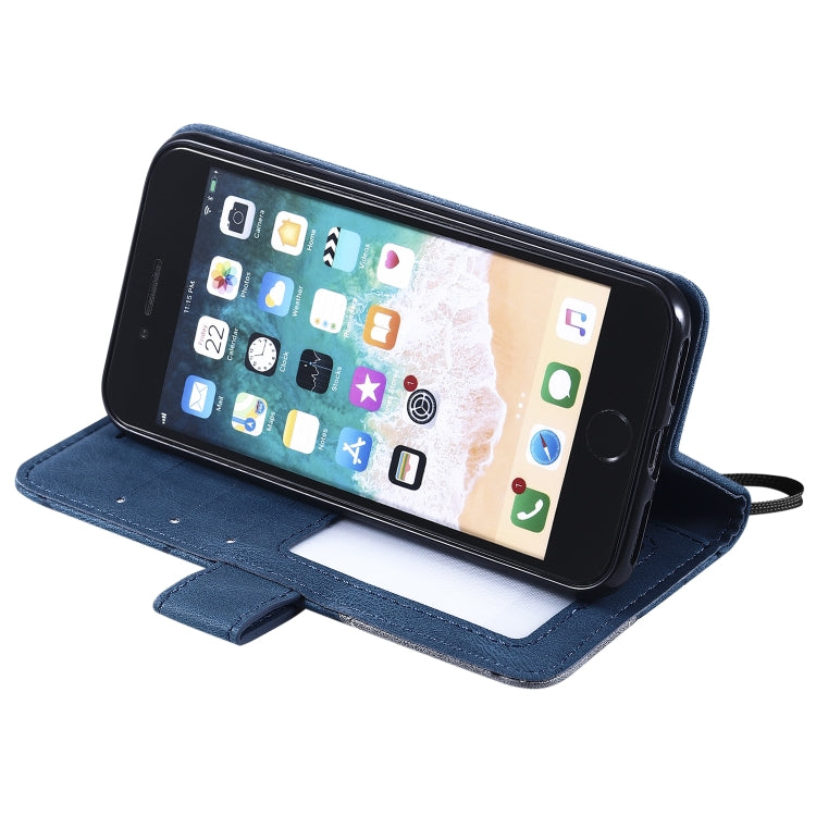 Skin Feel Splicing Horizontal Flip Leather Case with Holder & Card Slots & Wallet & Photo Frame, For iPhone SE 2022 / SE 2020 / 8 / 7, For Xiaomi Redmi Note 8, For Xiaomi Redmi Note 8 Pro - HoMEdemic™ 