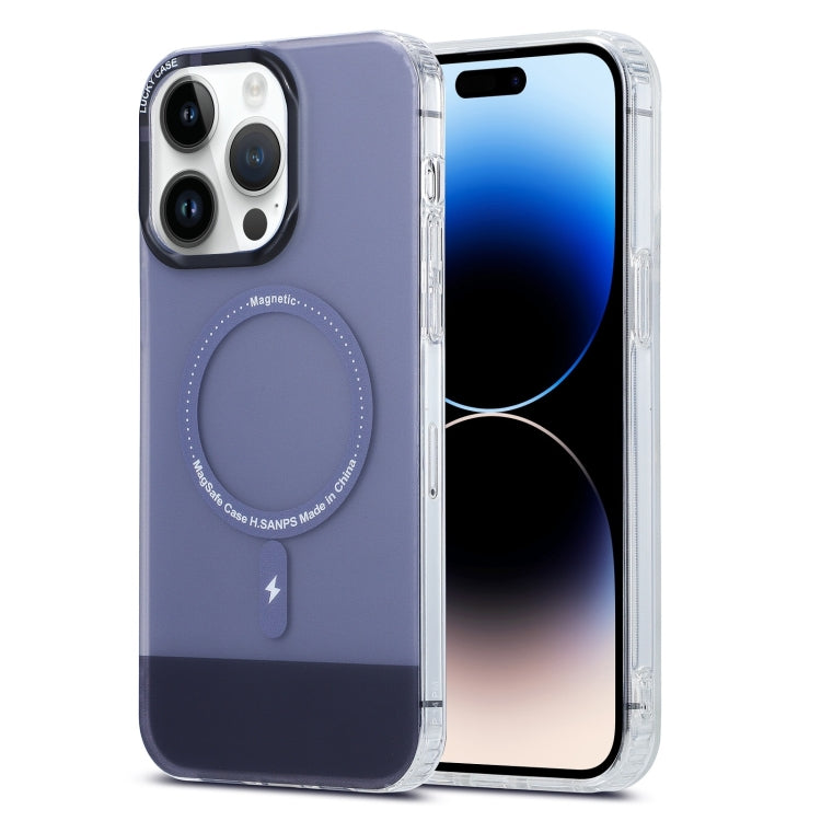 For iPhone 15 Pro PC + TPU IMD MagSafe Magnetic Phone Case(Black) - HoMEdemic™ 