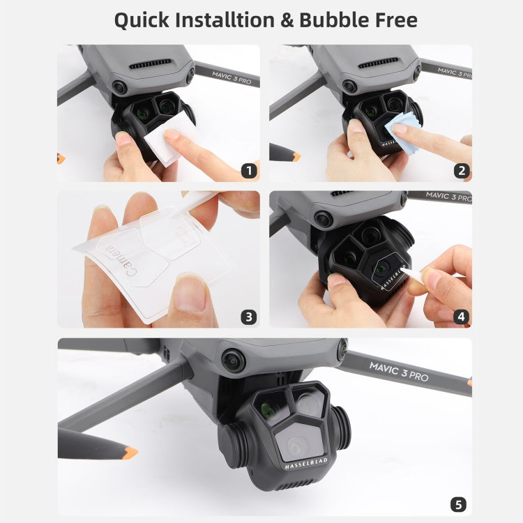 For DJI Mavic 3 Pro Sunnylife M3P-BHM578 2 Sets HD Explosion-proof Tempered Glass Film - HoMEdemic™ 