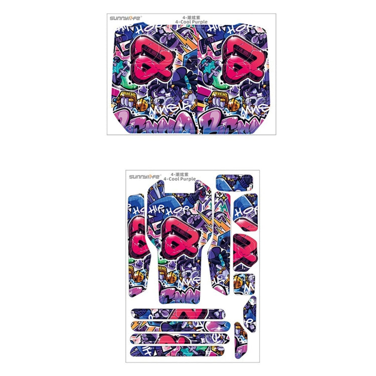 For DJI Mavic 3 Pro / RC Pro Sunnylife Drone Body Remote Control Decorative Stickers Set(Cool Purple) - HoMEdemic™ 
